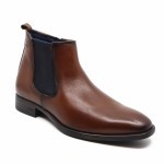 fluchos laarsje chelsea cognac leder 1058